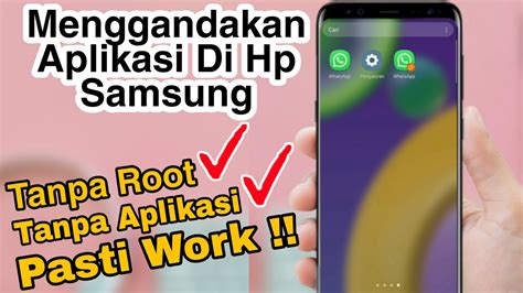 Cara Menggandakan Aplikasi Di Hp Samsung Youtube