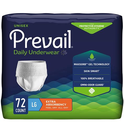 Buy Prevail Daily Protective Underwear Unisex Adult Incontinence