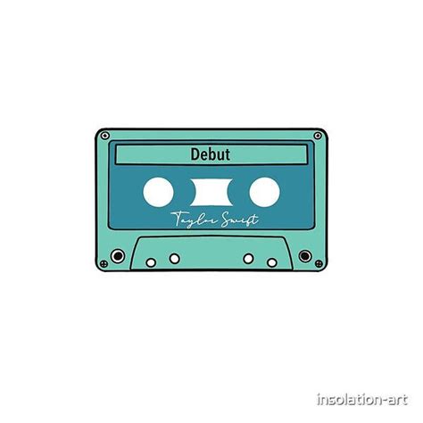 Music Cassette By Insolation Art Redbubble Taylor Swift First Album