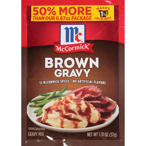 A Delicious Mccormick Gravy Mix Is Essential To A Well Planned Meal