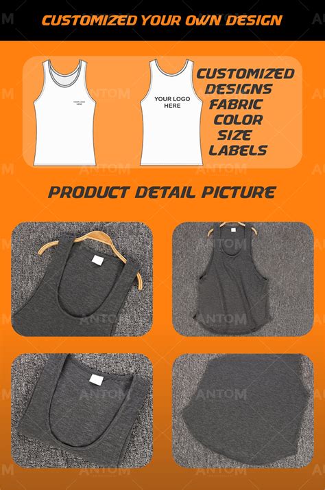 Custom Mens Tank Tops In Bulk Gym Tank Tops Custom Mens Stringers