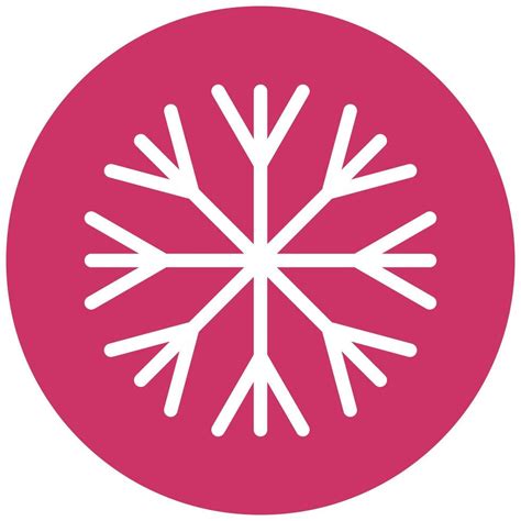 Snowflake Vector Icon Style 22200530 Vector Art At Vecteezy