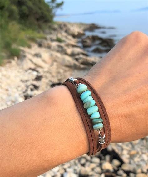 Pulsera De Verano Con Conchas De Piedra Naturales Este Hermoso