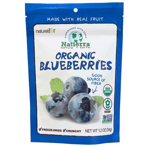 Natierra Organic Freeze Dried Blueberries G