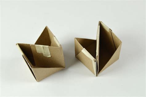 Flat Pack Cardboard Stool On Behance