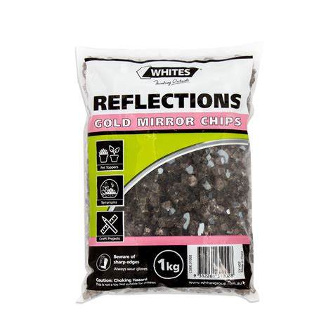 Whites Decorative Pebble 1kg Gold Mirror Chips Bunnings Australia