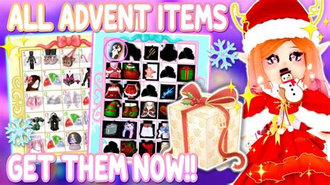 All Advent Accessory To Get Now 🎄get Ready For The New Update 👑