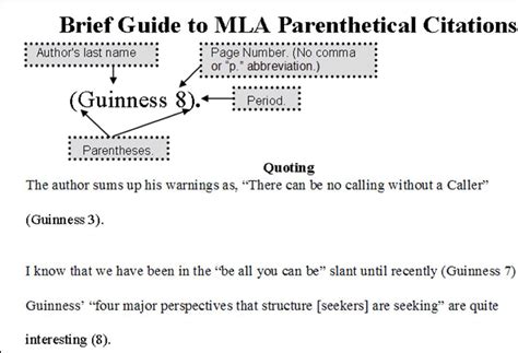 Mla parenthetical citation powerpoint