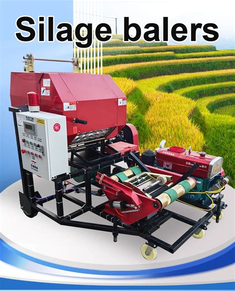 Silage Baler Machine Baling And Wrapping Machine Silage Baler Machine