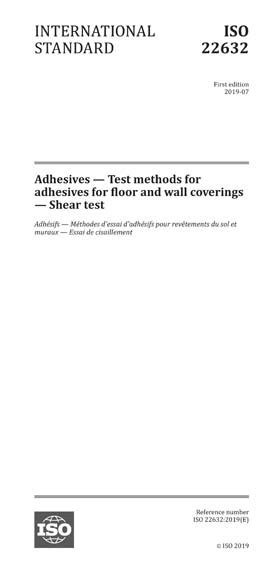 Iso Adhesives Test Methods For Adhesives For Floor And