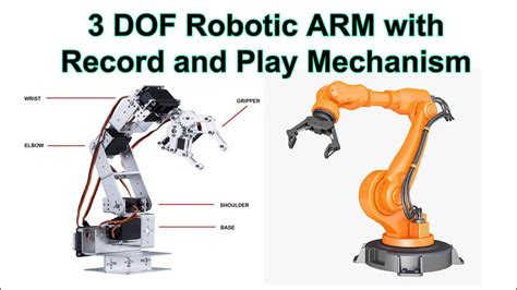 3 DOF Robotic ARM With Record And Play Mechanism YouTube