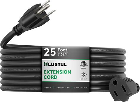 Greenprosper Ft Indoor Outdoor Black Extension Cord Gauge