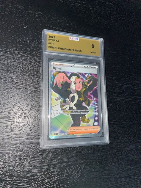 OBSIDIAN FLAMES Pokémon Graded Card Ryme Full Art Catawiki