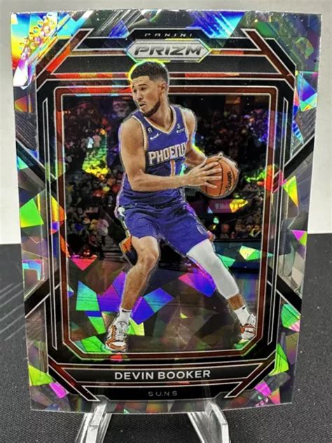 Panini Prizm Argent Glace Fissur E Devin Booker Phoenix