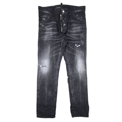 Dsquared2 Cool Guy Black Jean Zip Black Onu