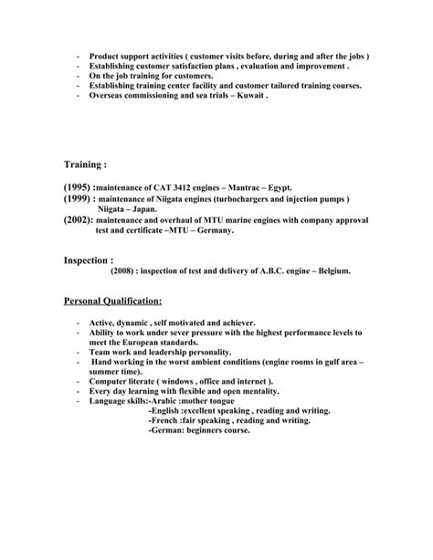 Curriculum Vitae Ahmed Pdf