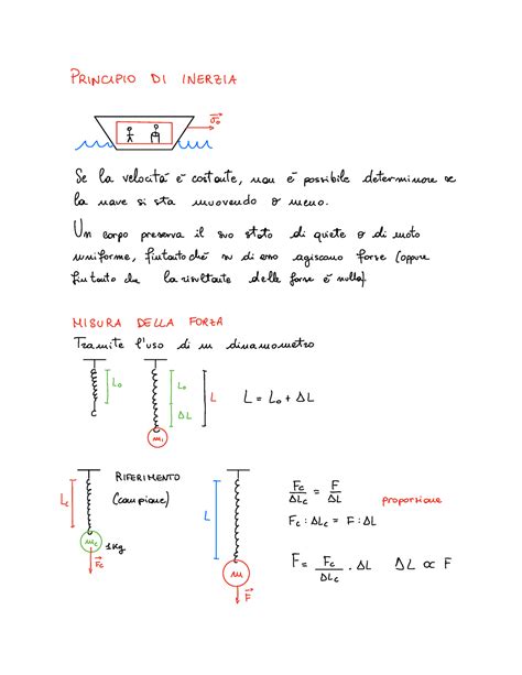 Dinamica Del Punto Materiale Fisica Sperimentale PoliMi Studocu