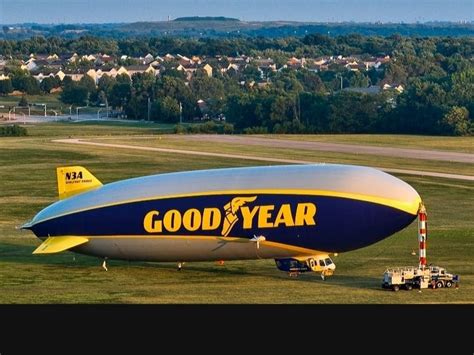 Goodyear Blimp Lands In Joliet Heres Why Joliet Il Patch