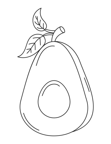 Dibujos De Frutas Para Colorear Vector En Vecteezy