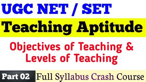 UGC NET SET Exam Crash Course On Teaching Aptitude Part 2