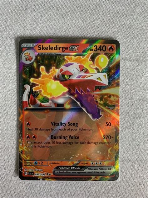 Skeledrige EX Eng Paldea Evolved Kaufen Auf Ricardo