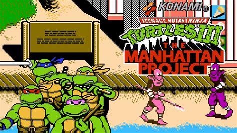 Teenage Mutant Ninja Turtles III The Manhattan Project 1991 NES 2