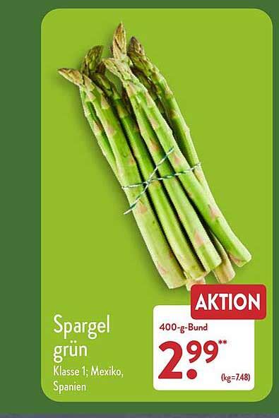 Spargel Grün Angebot bei ALDI Nord 1Prospekte de