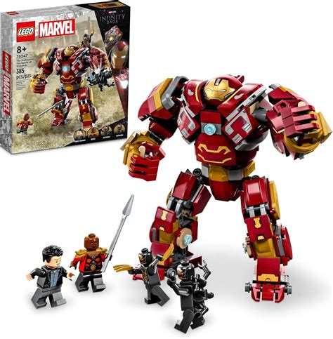 Amazon.com: LEGO Marvel The Hulkbuster: The Battle of Wakanda 76247 ...