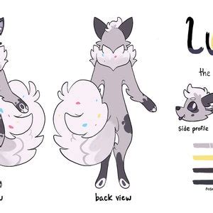 Custom Fursona Reference Sheet Etsy