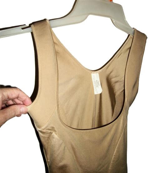 Vintage Nude Beige Bodysuit Body Briefer Shape Wear A Gem