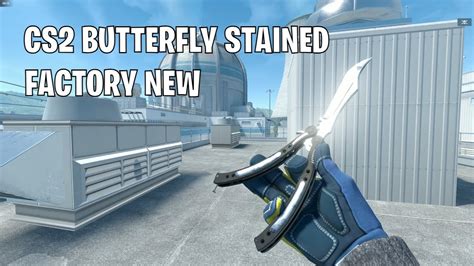 Butterfly Knife Stained Cs Skin Showcase Youtube