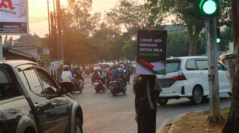 Komunitas Se Lampung Gelar Aksi Solidaritas Untuk Palestina