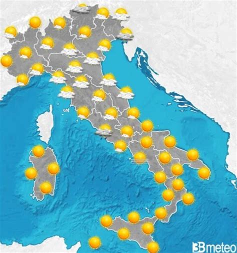 Meteo weekend tra sole e improvvisi temporali Ecco le zone più