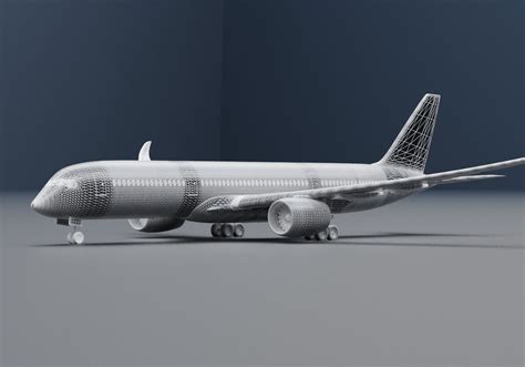 Airbus A350 900 XWB Airbus Home Livery 3D Model CGTrader