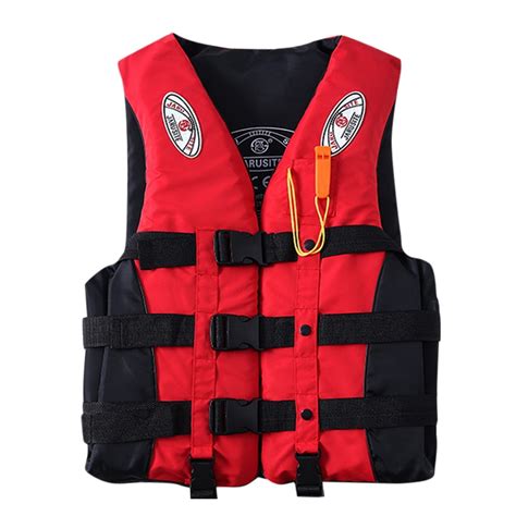 Adults Life Jacket Aid Vest Adjustable Safety Jacket For Kayak