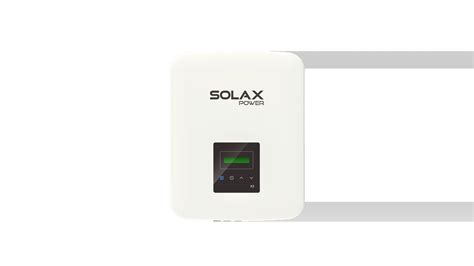 Solax X Mic K G Photovoltaic System Inverter Solarity B B