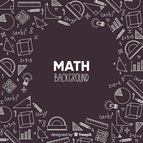 Free Vector Realistic Math Chalkboard Background