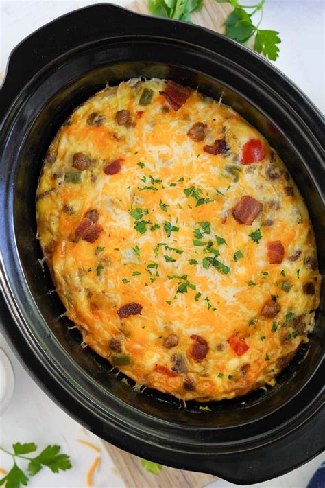 Overnight Crockpot Breakfast Casserole Artofit