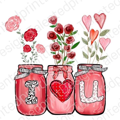 Valentine S Day Mason Jars