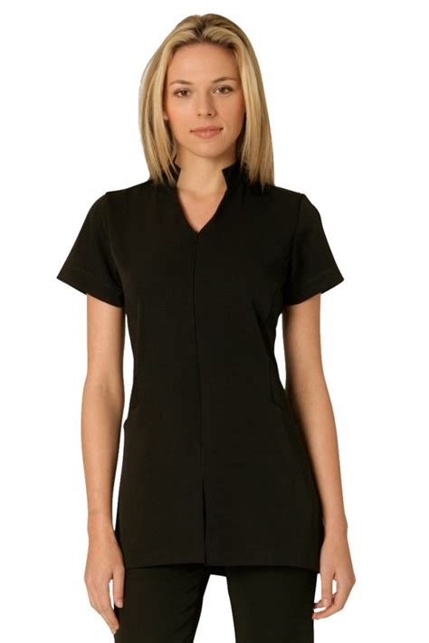 Allure Black Tunic Beautiful Black Black Tunic Beauty Uniforms