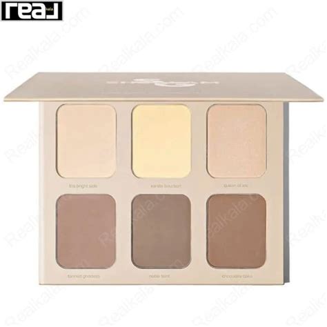 خرید و قیمت پالت کانتورینگ خشک شیگلم شش رنگ Sheglam Stereo Face Six 502 Nude ترب