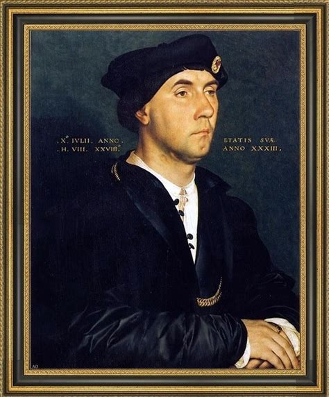 The Younger Hans Holbein Portrait Of Sir Richard Southwell Canvas Print