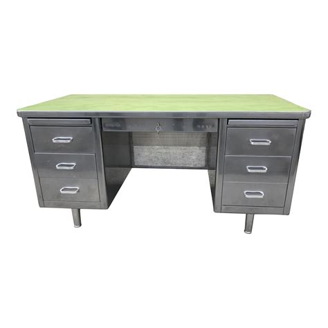 Restored Vintage Steelcase Desk Image 1 Of 9 In 2023 Desk