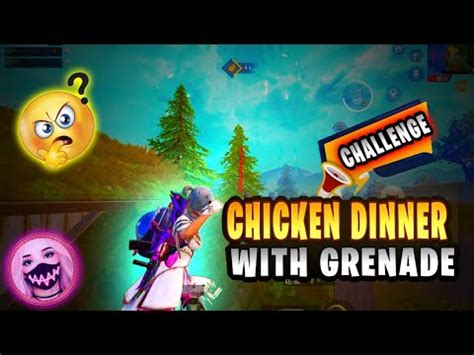 Winner Winner Chicken Dinner With Grenade Challenge Pinkee Gaming