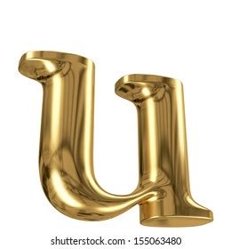 3d Golden Font Letter Collection J 库存插图 155064122 Shutterstock