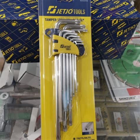 Jual Kunci L Bintang Set 9 Pcs JETJO TOOLS LAKONI PRO Torx Key Set