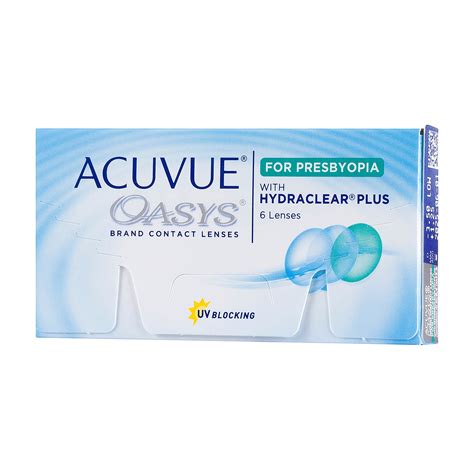 Acuvue Oasys For Presbyopia With Hydraclear Plus Lentilles De Contact Bimensuelles Pour