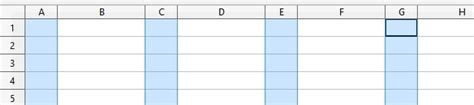 Libreoffice Calc Come Allargare E Restringere Colonne