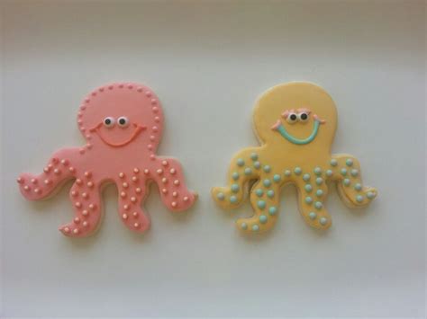 Octopi By Dyan Sugar Cookies Decorated Sugar Cookies Cookie Jars