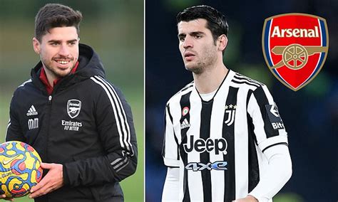 Arsenal Mikel Artetas Assistant Miguel Molina Phones Alvaro Morata